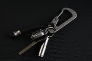 CSK Layered Damascus Carabiner