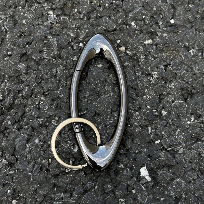 Zinc Alloy Mountaineering Belt Buckle Women Men Bag Pendant Keyring Metal Essential Belt Icon Carabiner Waist Hanging Keychain