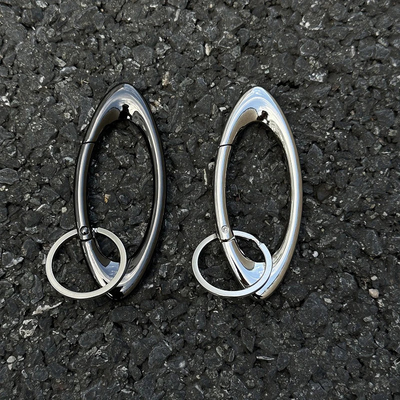 Zinc Alloy Mountaineering Belt Buckle Women Men Bag Pendant Keyring Metal Essential Belt Icon Carabiner Waist Hanging Keychain