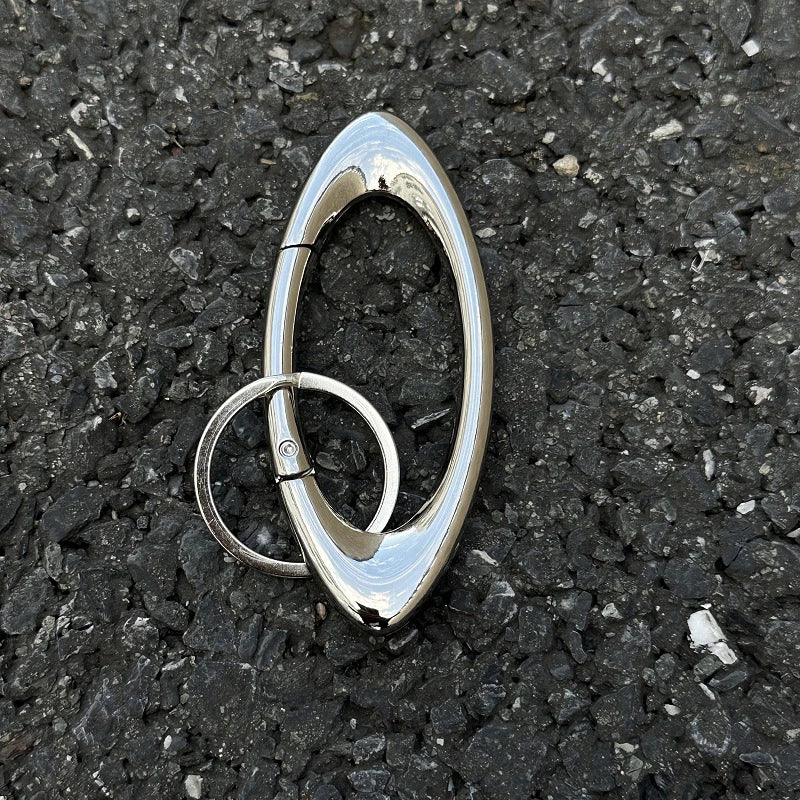 Zinc Alloy Mountaineering Belt Buckle Women Men Bag Pendant Keyring Metal Essential Belt Icon Carabiner Waist Hanging Keychain